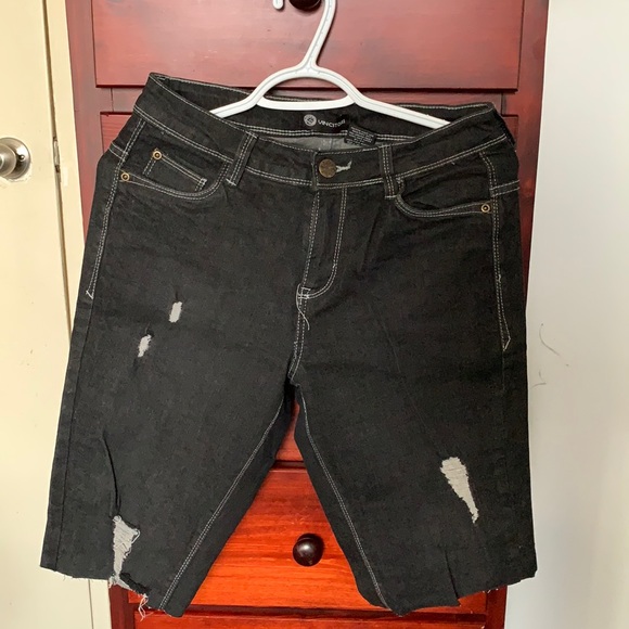 Home made distressed denim shorts - Picture 1 of 2